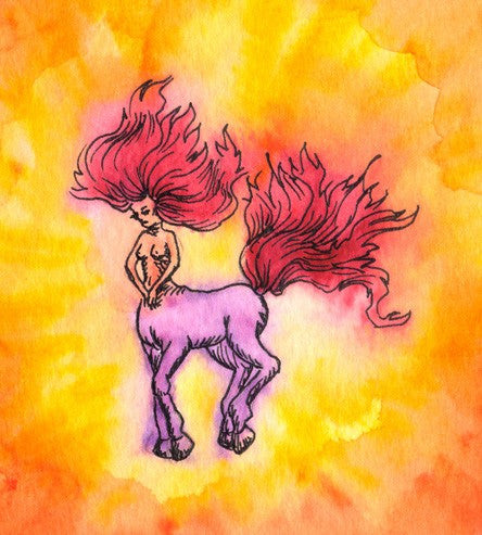 Brighter - A Colorful Lady Centaur