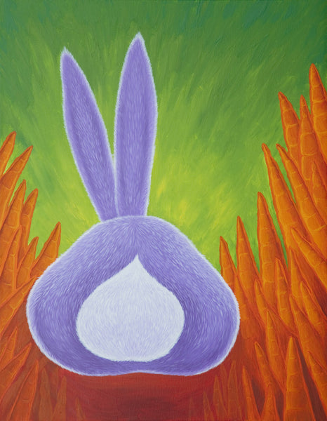 Rabbit Butt Original Painting